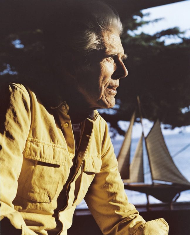 Harry Gesner At Home In His Malibu Sandcastle Home Looking at The Pacific Ocean Image Courtesy Of AT Large Magazine