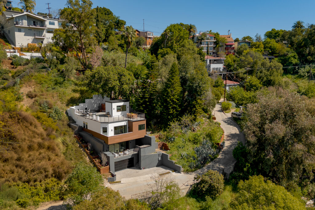 Experience Mount Washington luxury living in this modern architectural dream home with panoramic hillside views and contemporary California style.