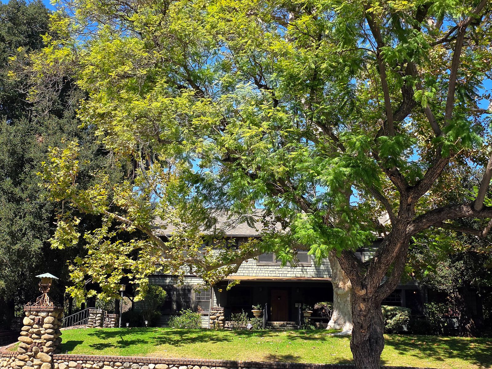 1628 Laurel Street, a grand Craftsman home built in 1906, the first on the block in the Oneonta Park Historic District, South Pasadena